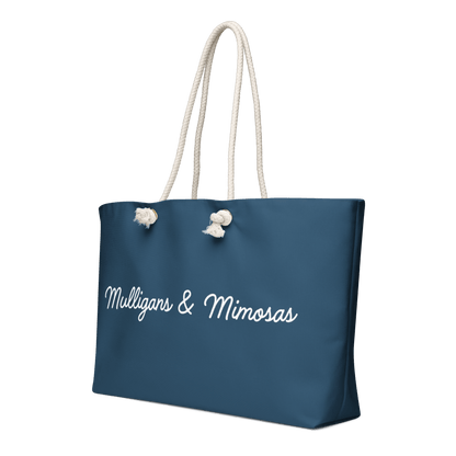 Mulligans & Mimosas Blue Golf Tote Bag - Club Rehab