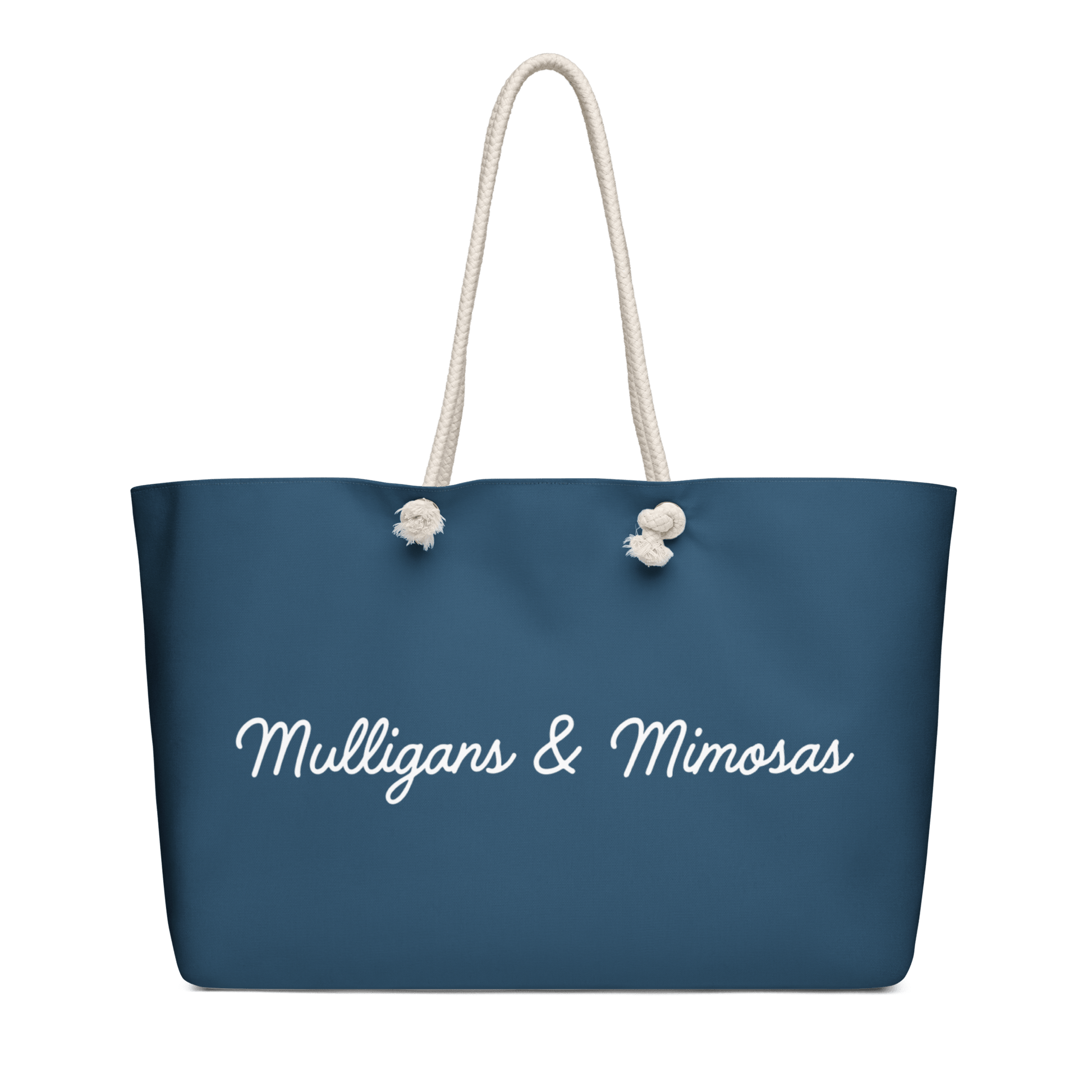 Mulligans & Mimosas Blue Golf Tote Bag - Club Rehab