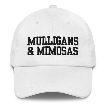 Mulligans & Mimosas Embroidered Golf Hat for Women - White - Club Rehab