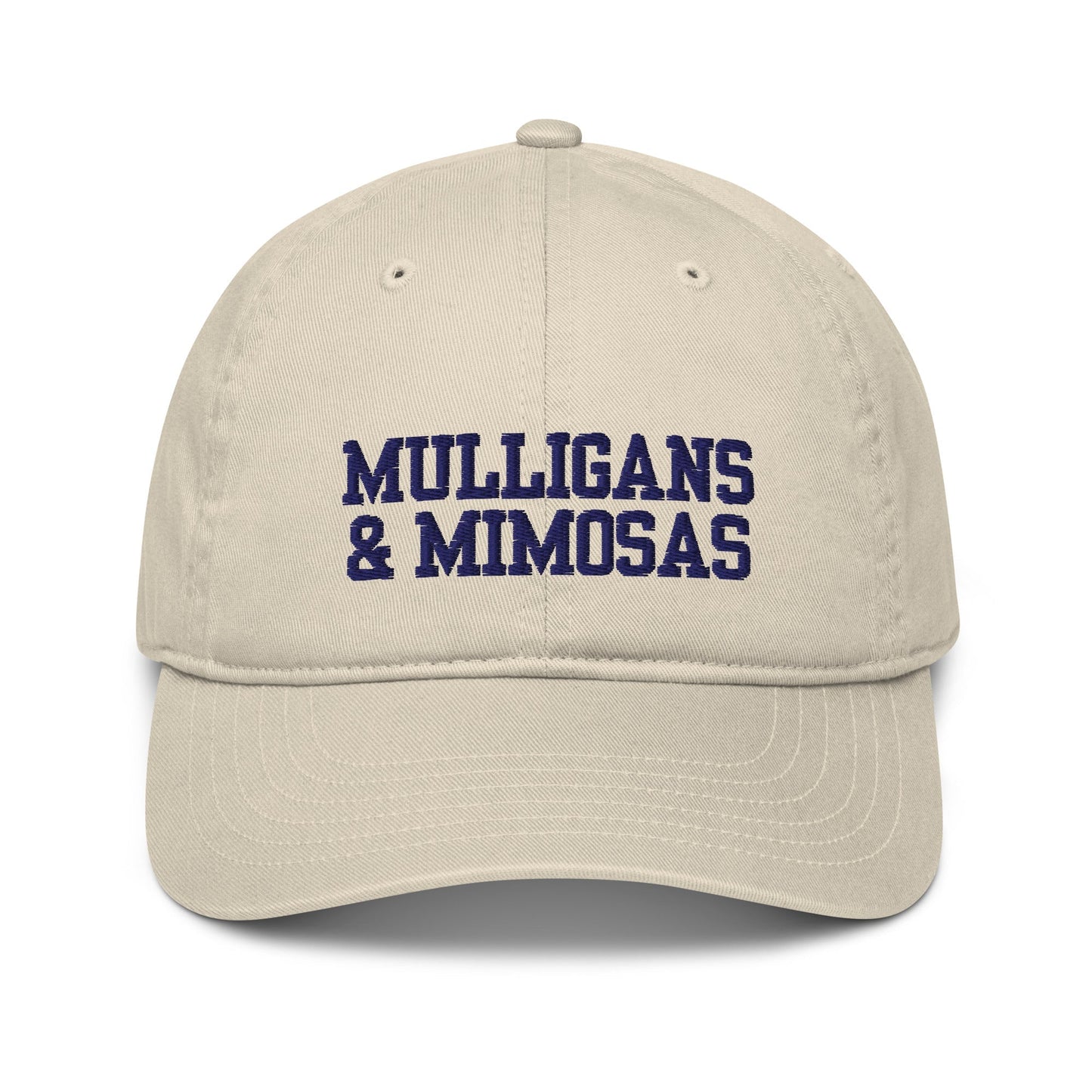 Mulligans & Mimosas Embroidered Golf Hat for Women - Oyster - Club Rehab