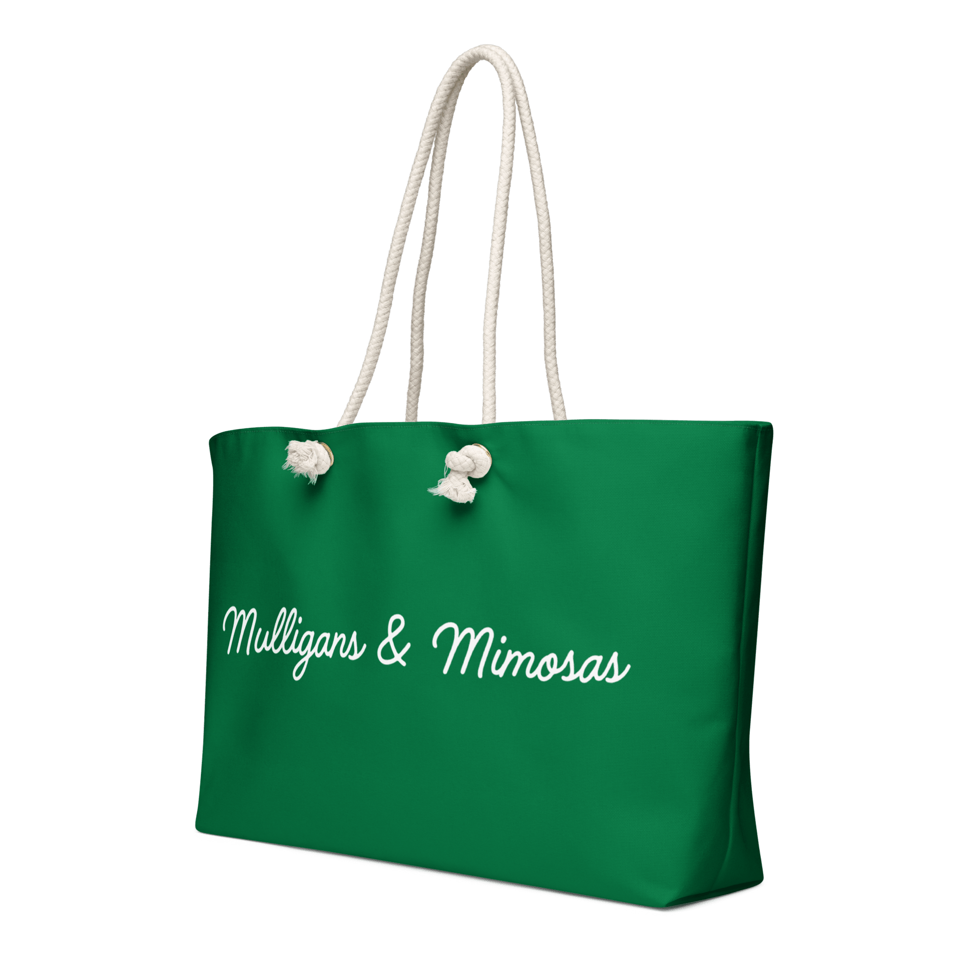 Mulligans & Mimosas Kelly Green Golf Tote Bag - Club Rehab