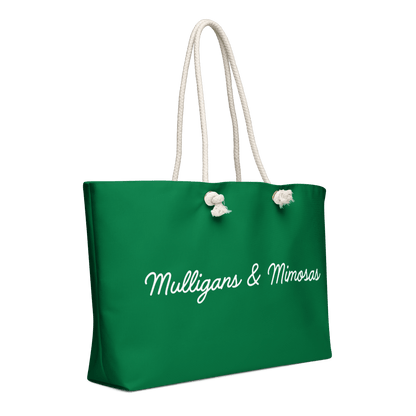 Mulligans & Mimosas Kelly Green Golf Tote Bag - Club Rehab