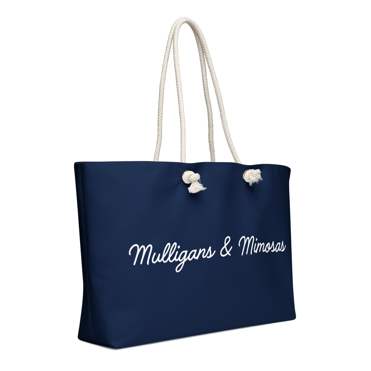 Mulligans & Mimosas Navy Golf Tote Bag - Club Rehab