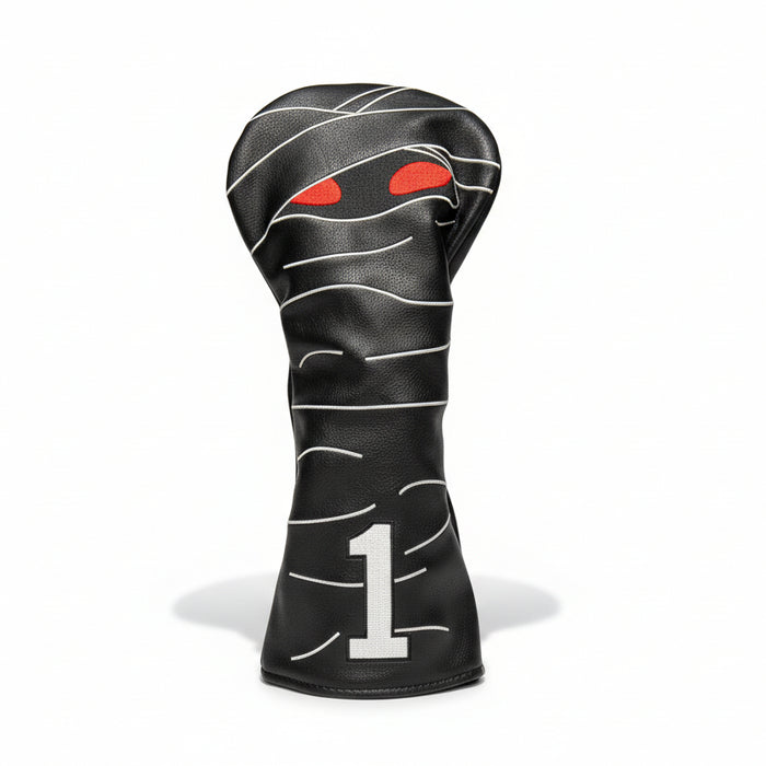 Mummy Headcover - Driver Black - Club Rehab
