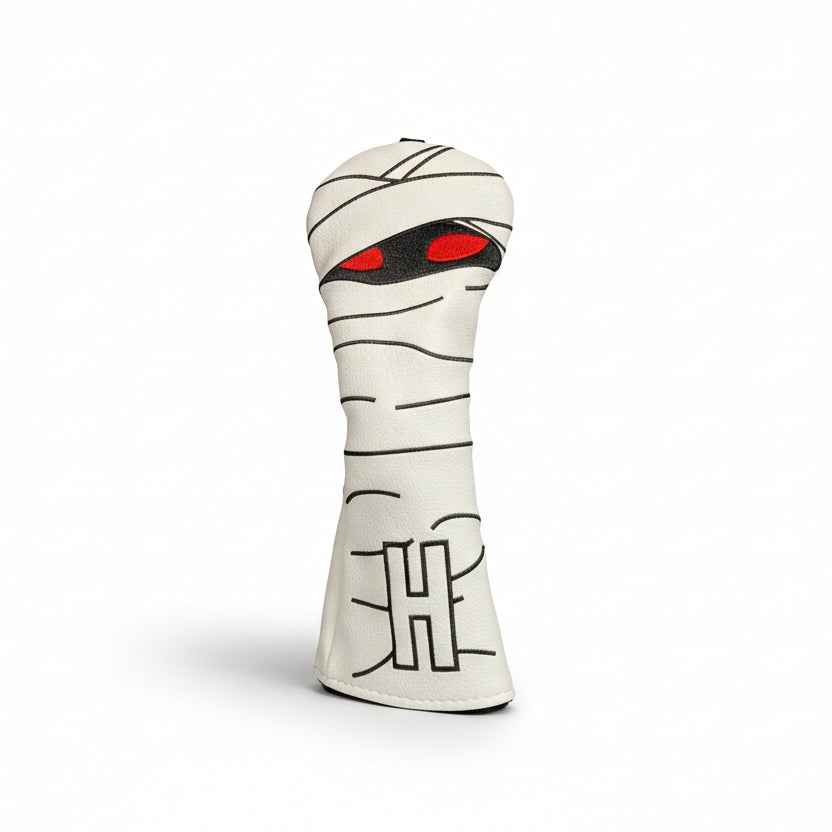 Mummy Headcover - Hybrid White - Club Rehab