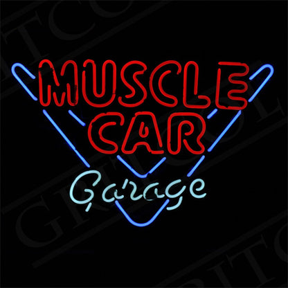 Muscle Car Garage Neon Ligth Sign - Club Rehab