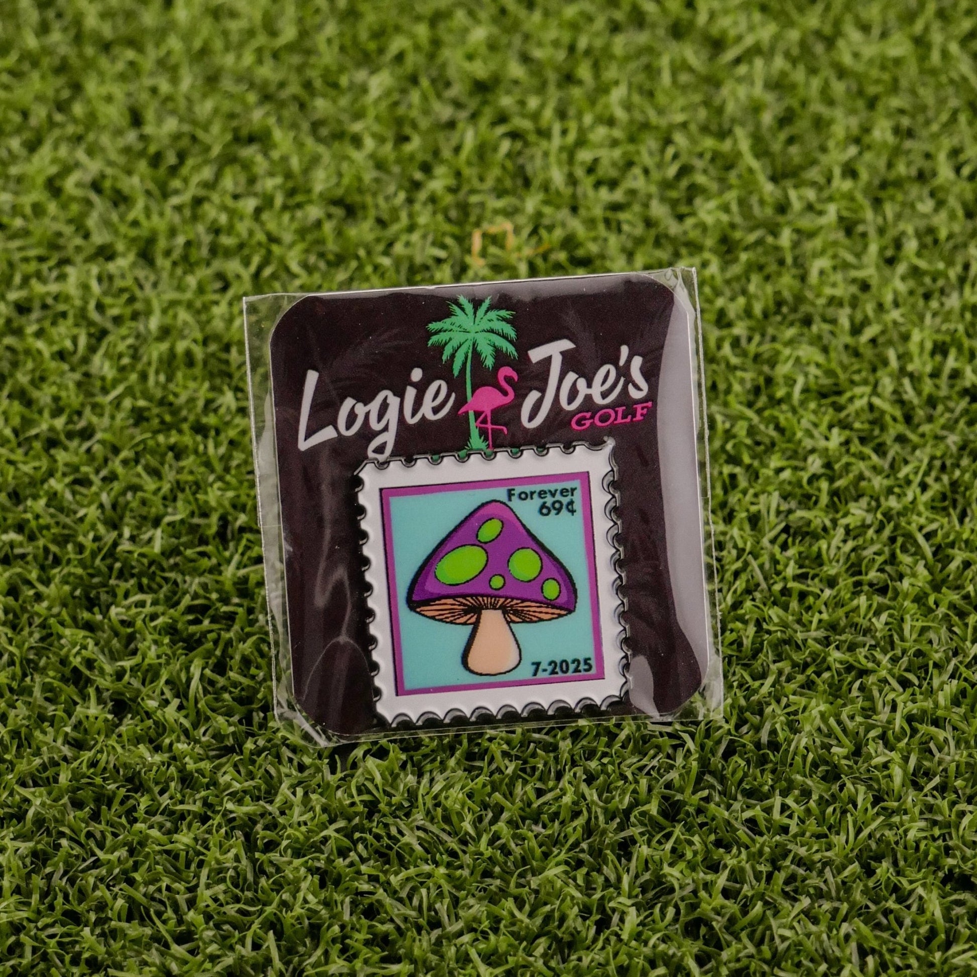 Mushroom Stamp 07/2025 Ball Marker - Club Rehab