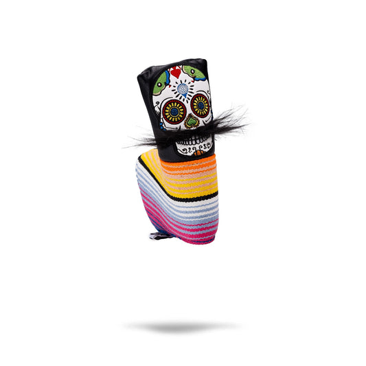 Mustache Sugar Skull - Blade Putter Cover Black - Club Rehab