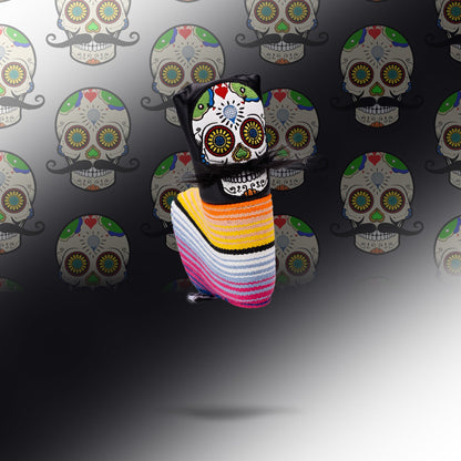 Mustache Sugar Skull - Blade Putter Cover Black - Club Rehab