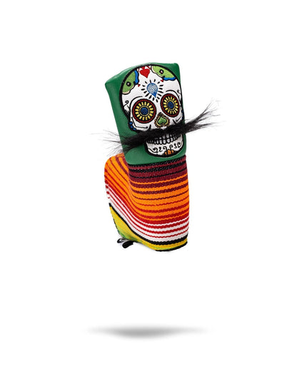 Mustache Sugar Skull - Blade Putter Cover Green - Club Rehab