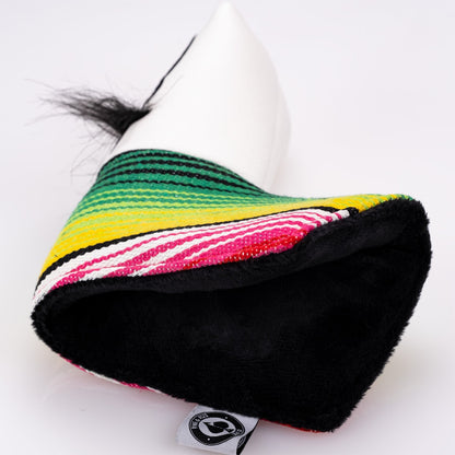 Mustache Sugar Skull - Blade Putter Cover White - Club Rehab