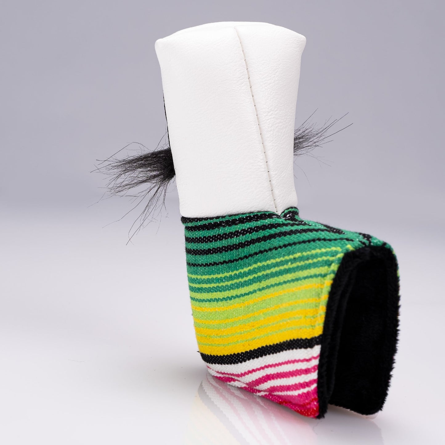 Mustache Sugar Skull - Blade Putter Cover White - Club Rehab