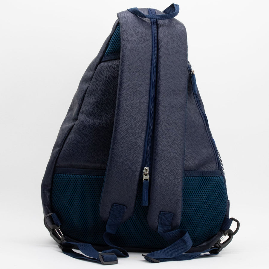 Nashville Predators backpack: rear dual-mode straps