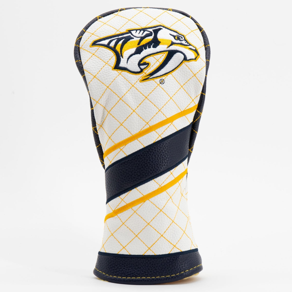 Nashville Predators stripe fairway quilted golf headcover