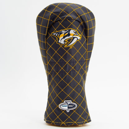 Nashville Predators solid fairway quilted golf headcover alternate view