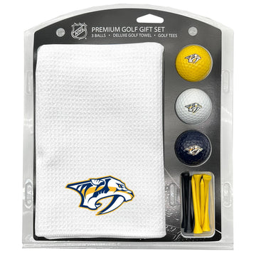 Nashville Predators weißes Mikrofasertuch Golf-Geschenkset