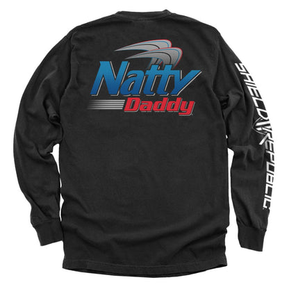 Natty Daddy - Comfort Colors Long Sleeve Black - Club Rehab