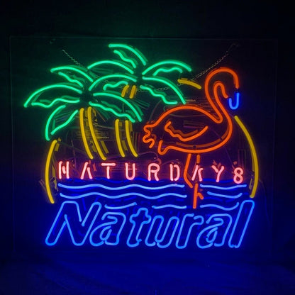 Natural Days Flaminigo Palm Tree Neon_Signs - Club Rehab