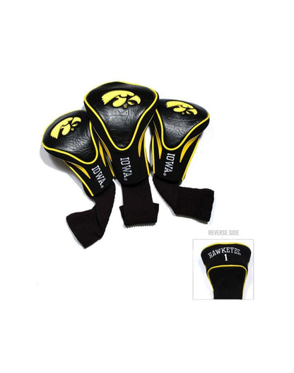 NCAA Contour 3 Pack Headcovers - Club Rehab - HeadcoverIowaNCAA Contour 3 Pack Headcovers