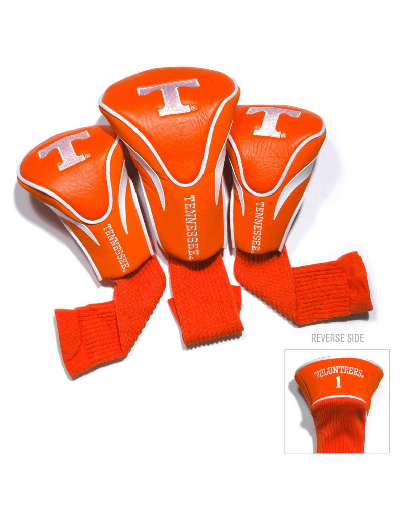 NCAA Contour 3 Pack Headcovers - Club Rehab - HeadcoverTennesseeNCAA Contour 3 Pack Headcovers