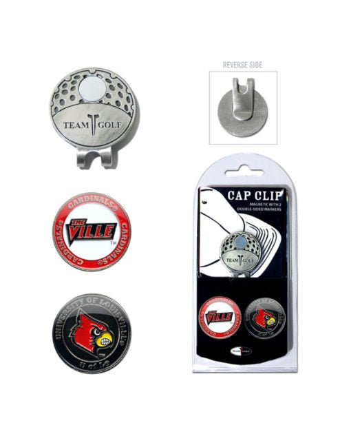 NCAA Hat Clips - Club Rehab - Golf Ball MarkerLouisvilleNCAA Hat Clips