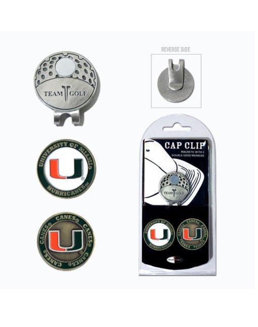 NCAA Hat Clips - Club Rehab - Golf Ball MarkerMiami (FL)NCAA Hat Clips