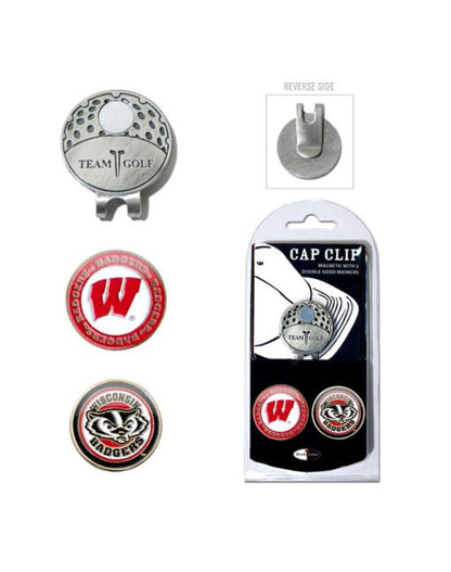 NCAA Hat Clips - Club Rehab - Golf Ball MarkerWisconsinNCAA Hat Clips