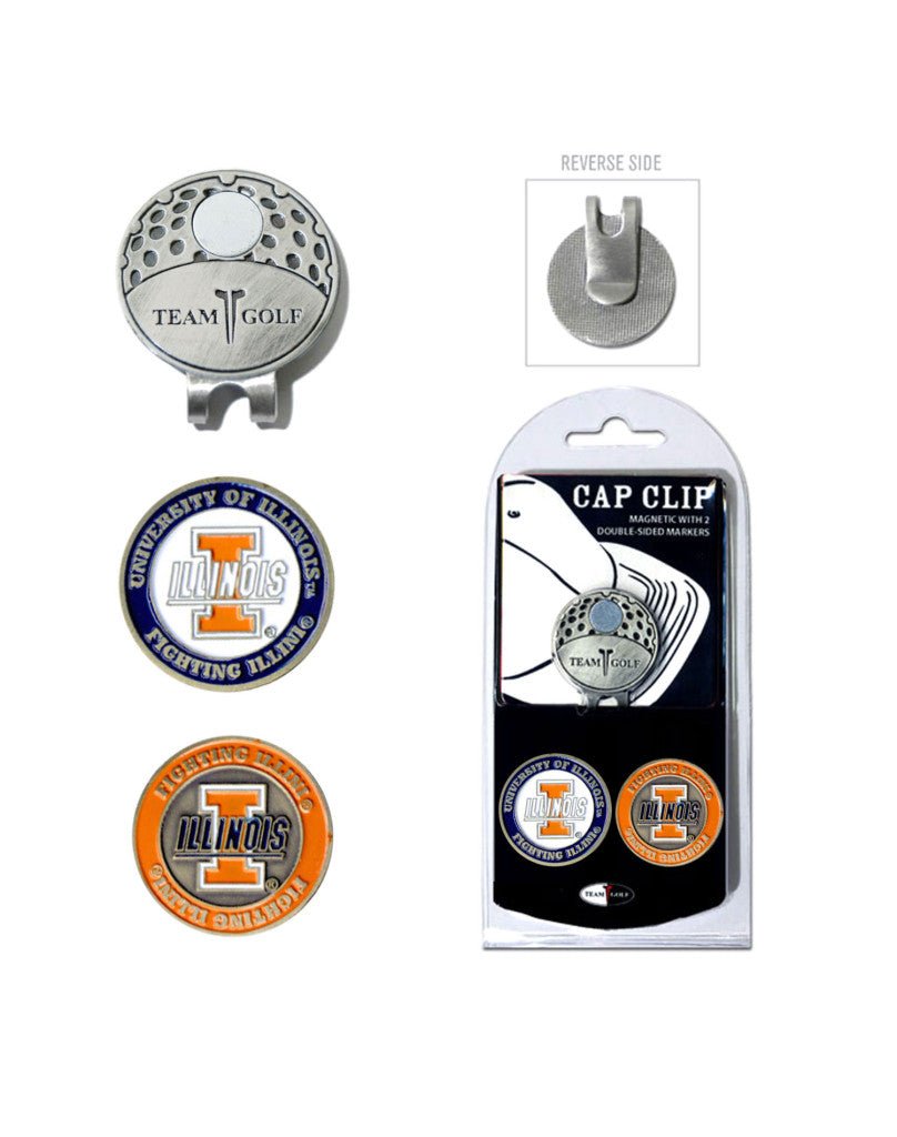 NCAA Hat Clips - Club Rehab - Golf Ball MarkerIllinoisNCAA Hat Clips