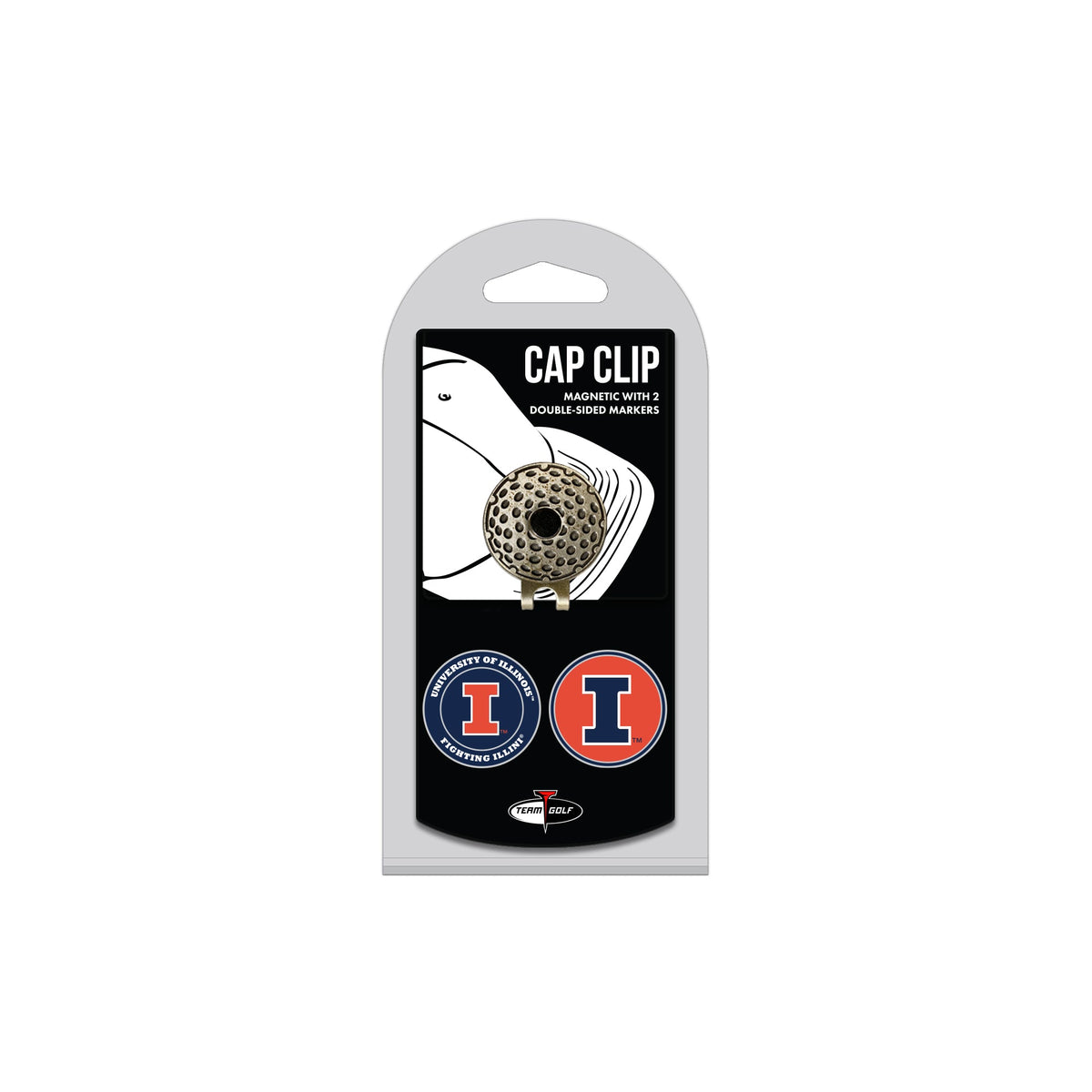NCAA Hat Clips - Illinois - Club Rehab