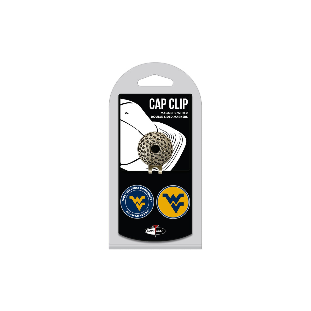 NCAA Hat Clips - West Virginia - Club Rehab