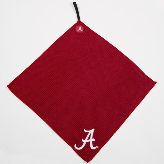NCAA Team Golf Magnetic Embroidered Golf Towel – 15" x 15" - Alabama - Club Rehab