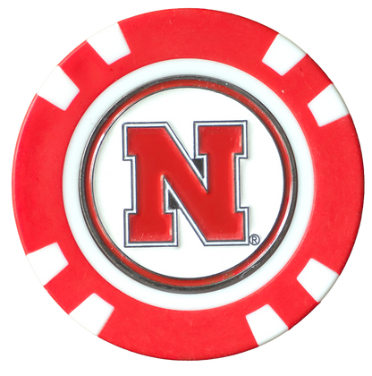 Officially Licensed Nebraska Cornhuskers Poker Chip Ball Marker