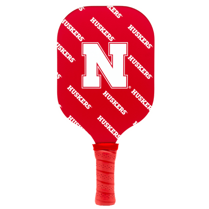 Nebraska Cornhuskers Pickleball Paddle | Carbon Fiber Face | 12mm Core - Club Rehab