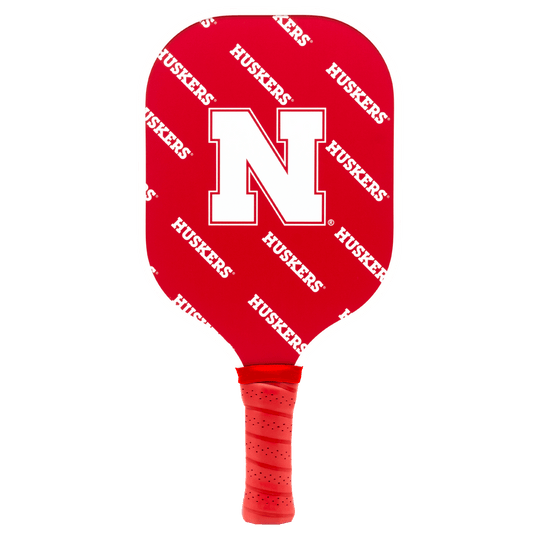 Nebraska Cornhuskers Pickleball Paddle | Carbon Fiber Face | 12mm Core - Club Rehab