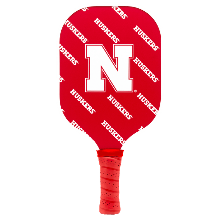 Nebraska Cornhuskers Pickleball Paddle | Carbon Fiber Face | 12mm Core - Club Rehab