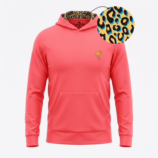 Neon Leopard Performance Hoodie | Lightweight Unisex Moisture-Wicking Athletic Hoodie - S - Club Rehab