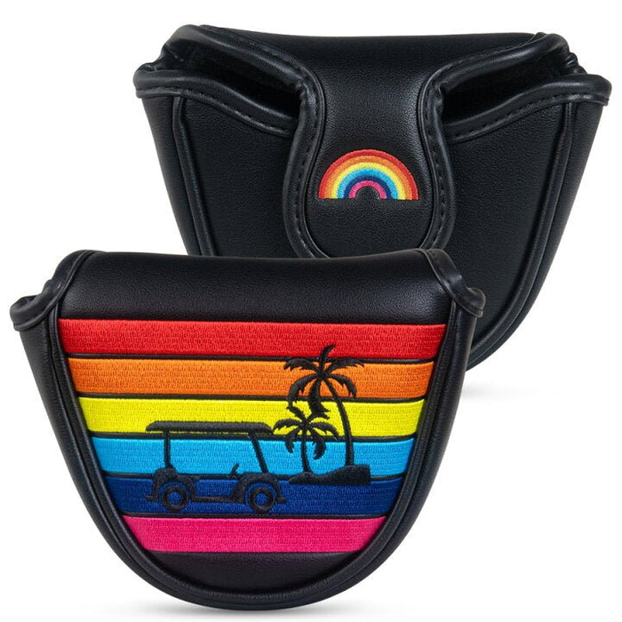 Neon Sunset Mallet Putter Cover - Club Rehab