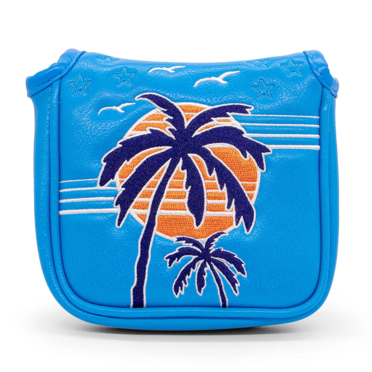 Neon Sunset Palms Headcovers - Mallet Putter - Club Rehab