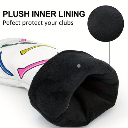 Neon Tees PU Leather Golf Head Covers - Mallet - Club Rehab