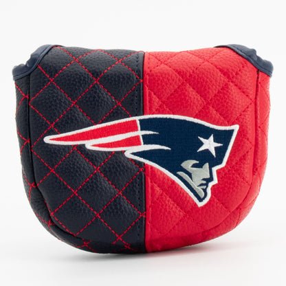 New England Patriots Quilted Headcovers – Do Your Job Collection - Mallet Putter Split - Club Rehab
