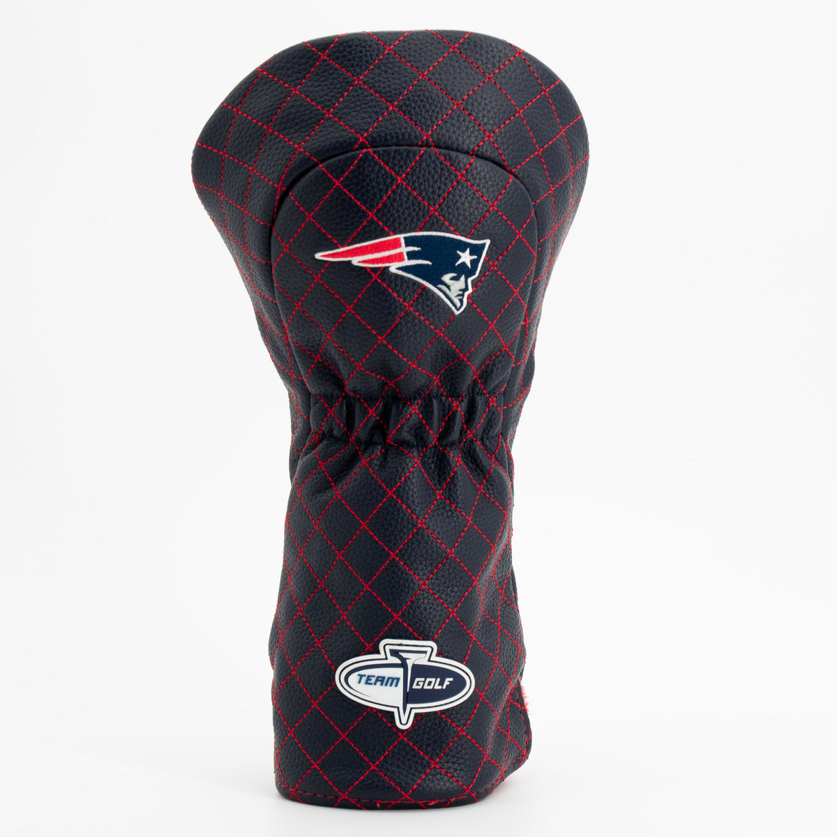 New England Patriots Solid Driver quilted headcover, back view