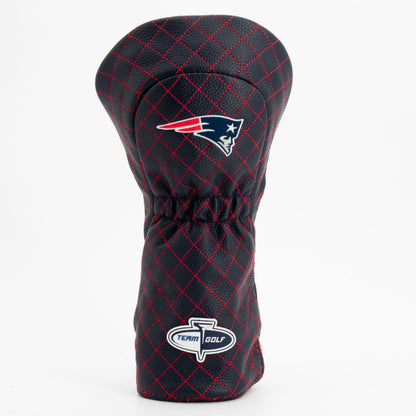 New England Patriots Solid Driver quilted headcover, back view