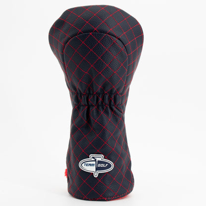 New England Patriots Split Driver quilted headcover, back view