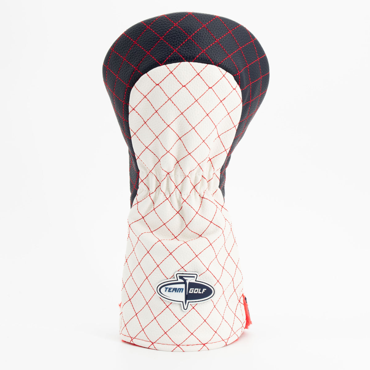 New England Patriots Striped Driver quilted headcover, back view