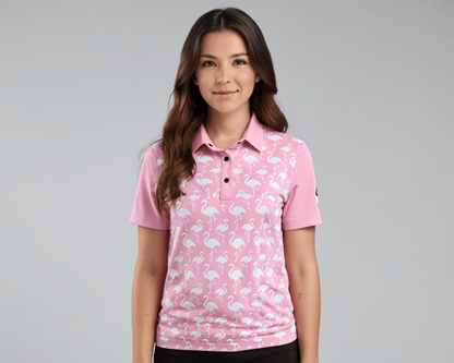 NEW Flamingo Women's Polo - XS - Club Rehab