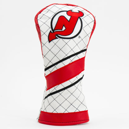 New Jersey Devils Stripe Quilted Fairway Headcover - golf headcover product images