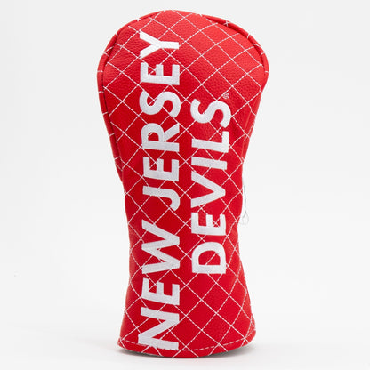 New Jersey Devils solid fairway quilted golf headcover