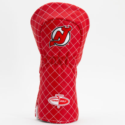 New Jersey Devils solid driver quilted golf headcover alternate view