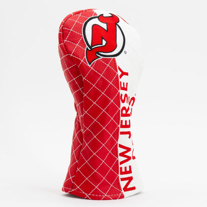 New Jersey Devils split fairway quilted golf headcover alternate view