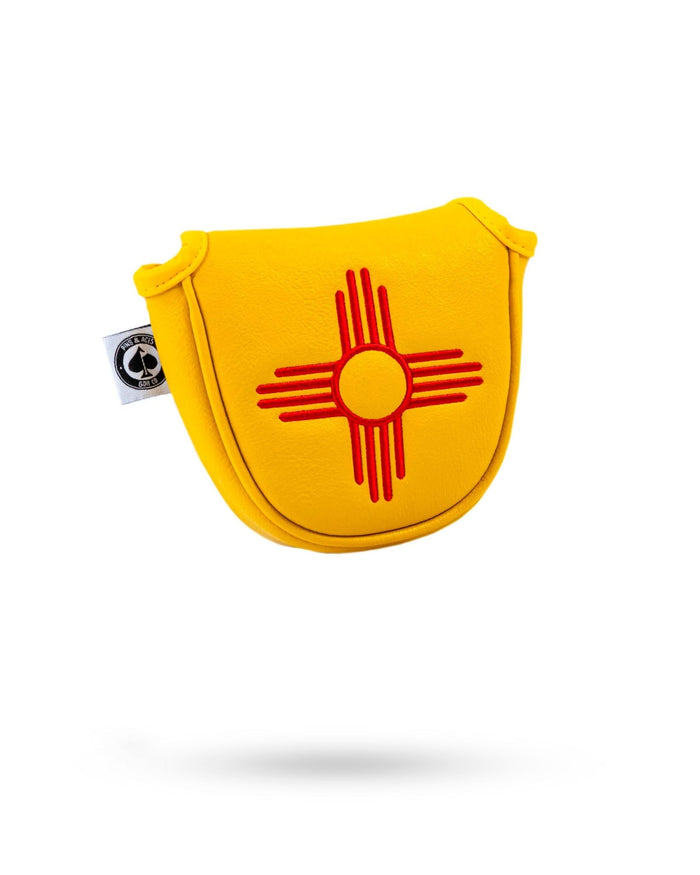 New Mexico State Flag - Mallet Putter Cover - Club Rehab